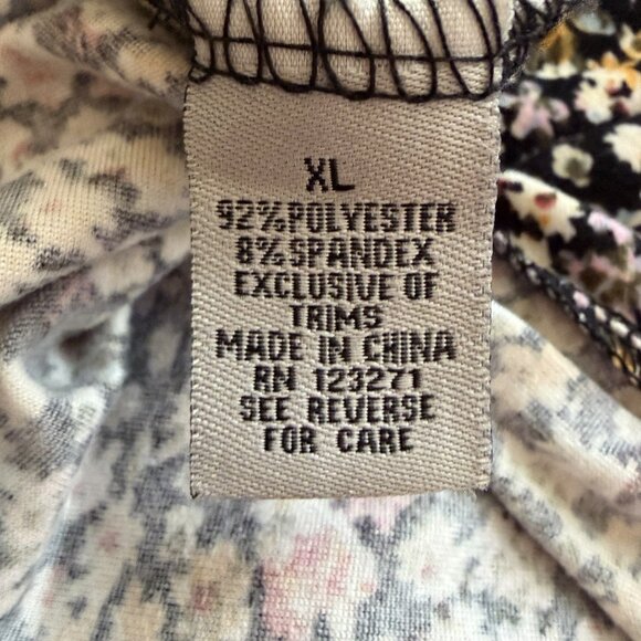 J For Justify XL Ditsy Micro Floral Slit Maxi Spaghetti Strap Dress Cottagecore - Picture 8 of 9